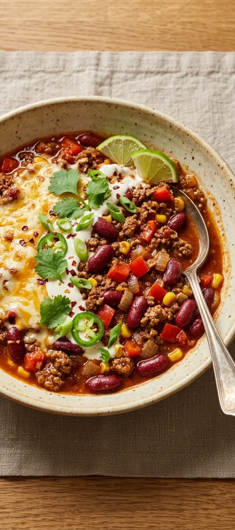 Фасоль с говяжьим фаршем и овощами — рецепт с фото