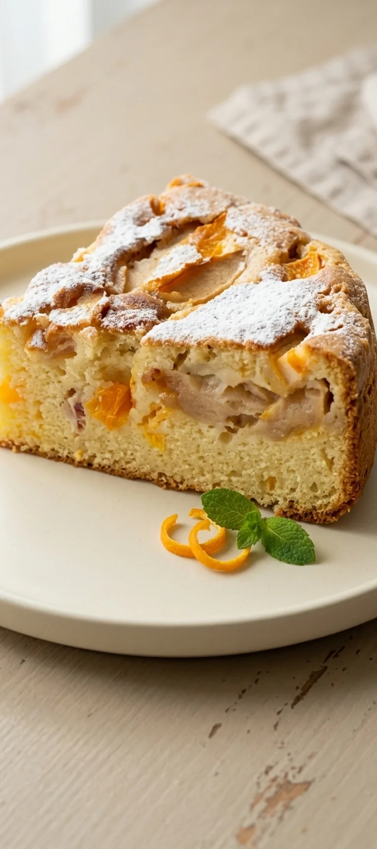 Шарлотка с мандаринами и яблоками — рецепт с фото
