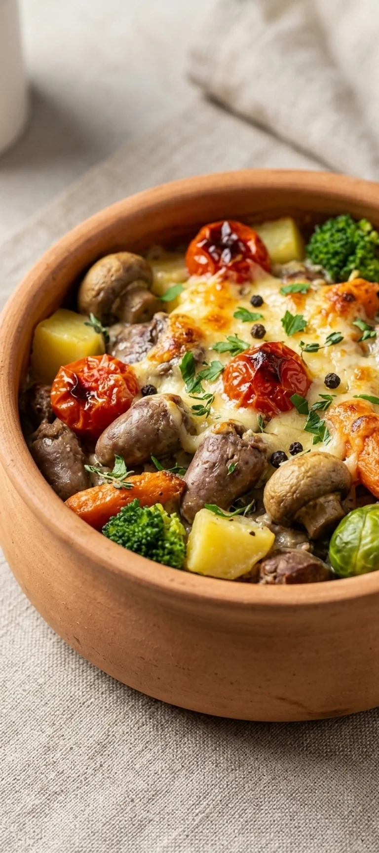 Куриные потроха в глиняных горшочках — рецепт с фото