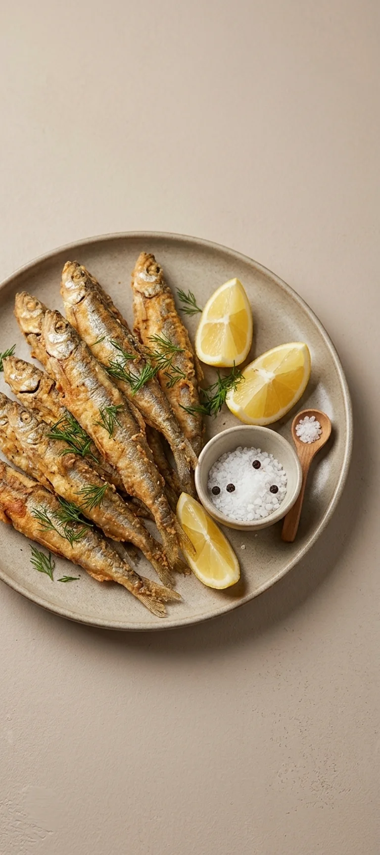 Жареная корюшка с мукой и специями — рецепт с фото