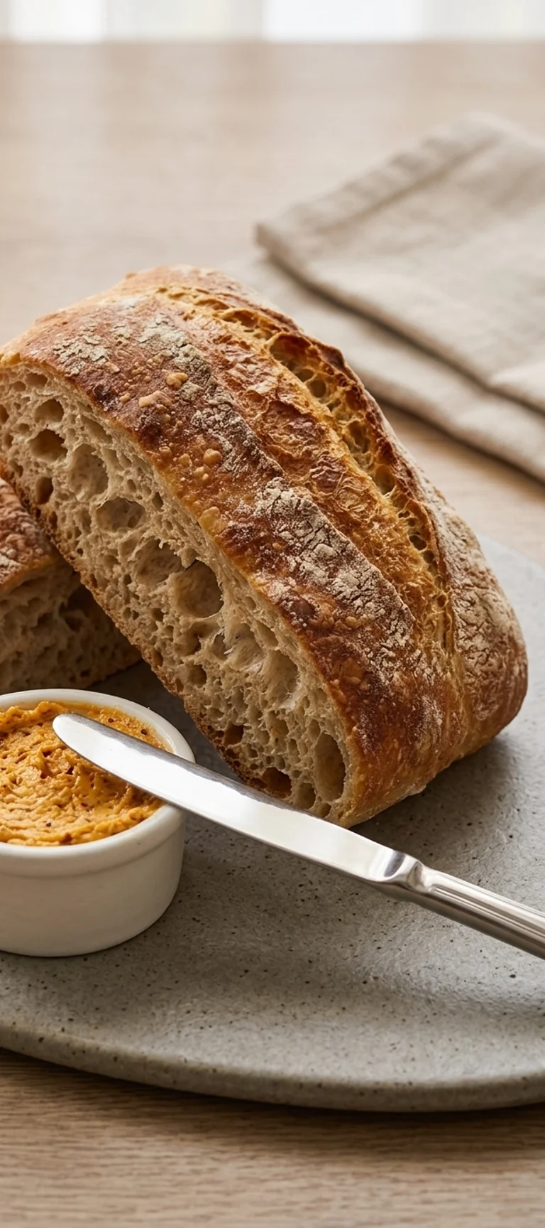 Чиабатта с закваской и дрожжами — рецепт с фото