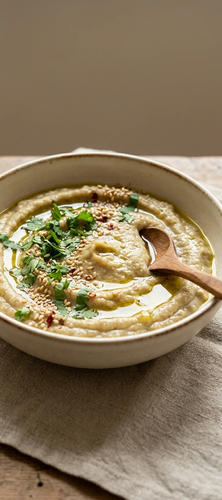 Баклажановое пюре с чесноком и кинзой — рецепт с фото
