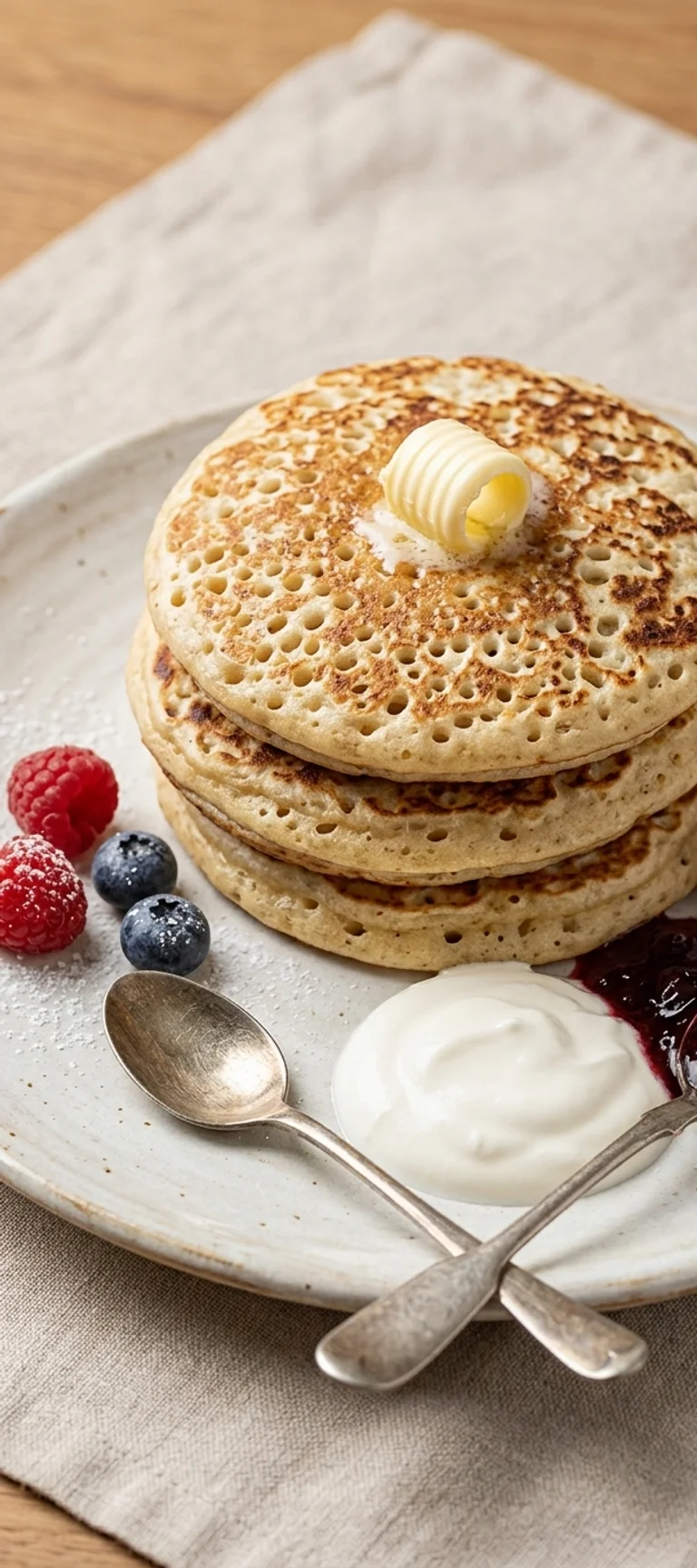 Пышные блинчики на сыворотке с дрожжами — рецепт с фото