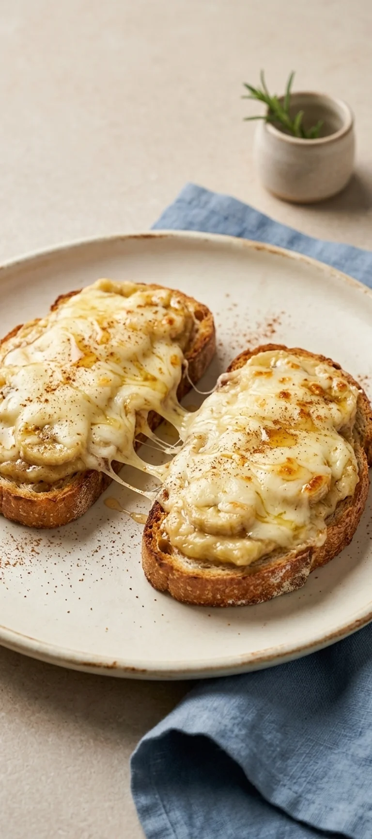 Горячие бутерброды с бананом и сыром — рецепт с фото