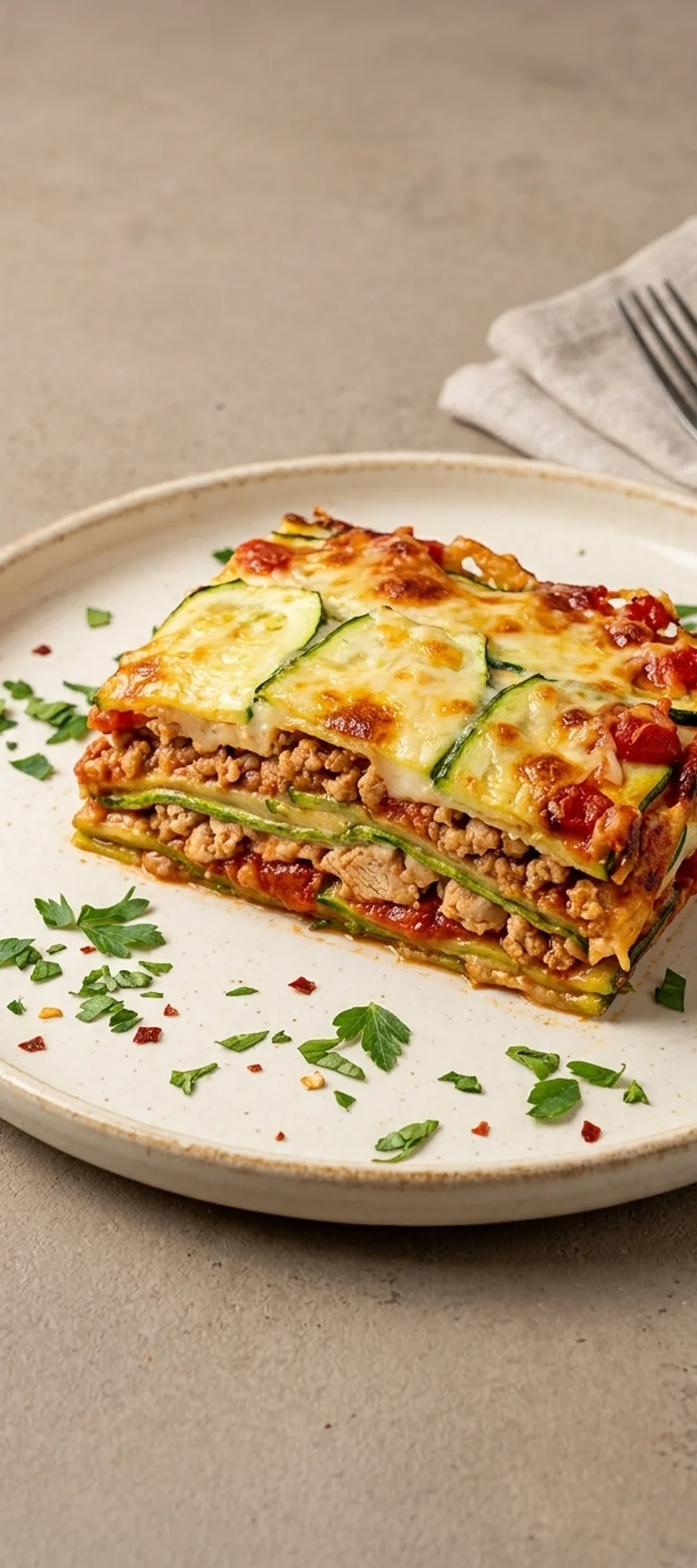Кабачковая лазанья с курицей — рецепт с фото