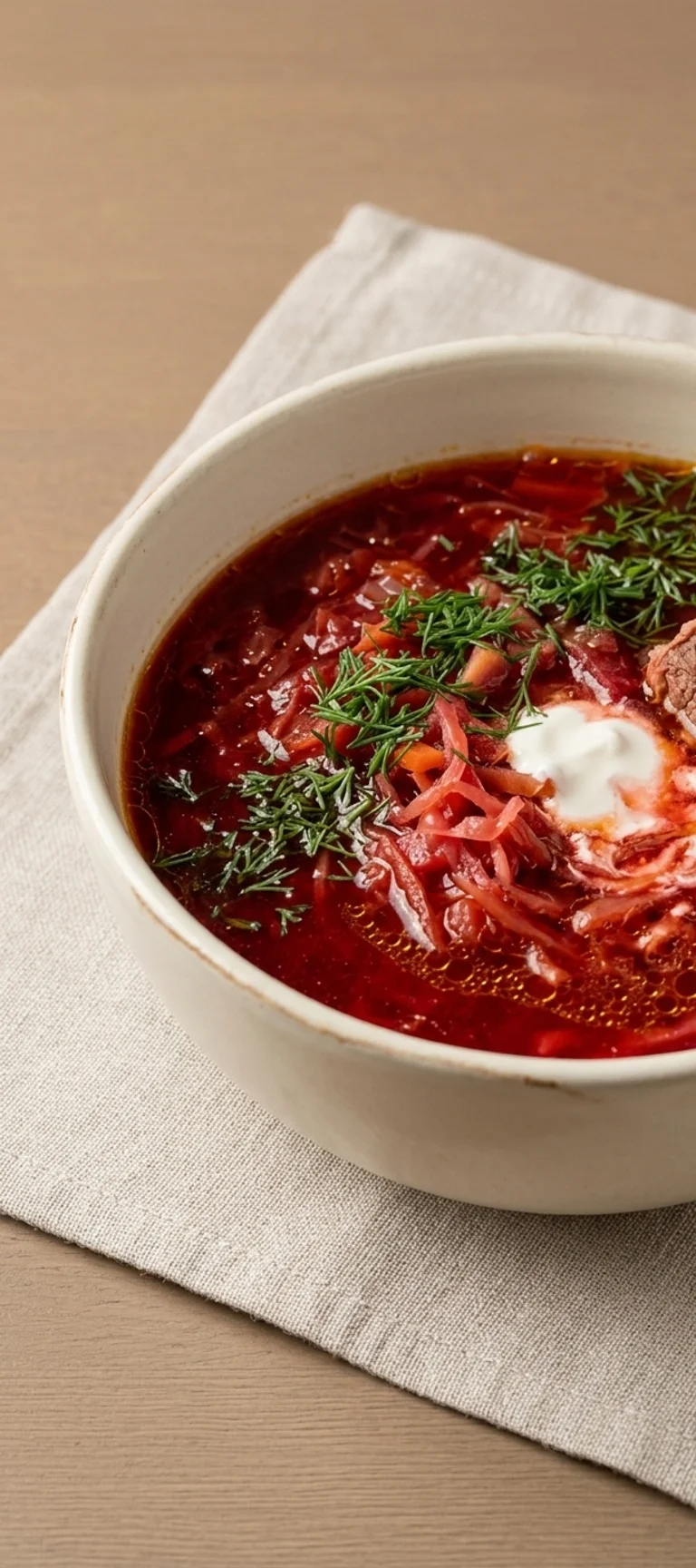 Борщ с квашеной капустой и свеклой — рецепт с фото