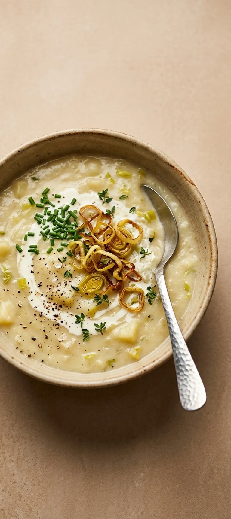Картофельный суп с пореем и сливками — рецепт с фото