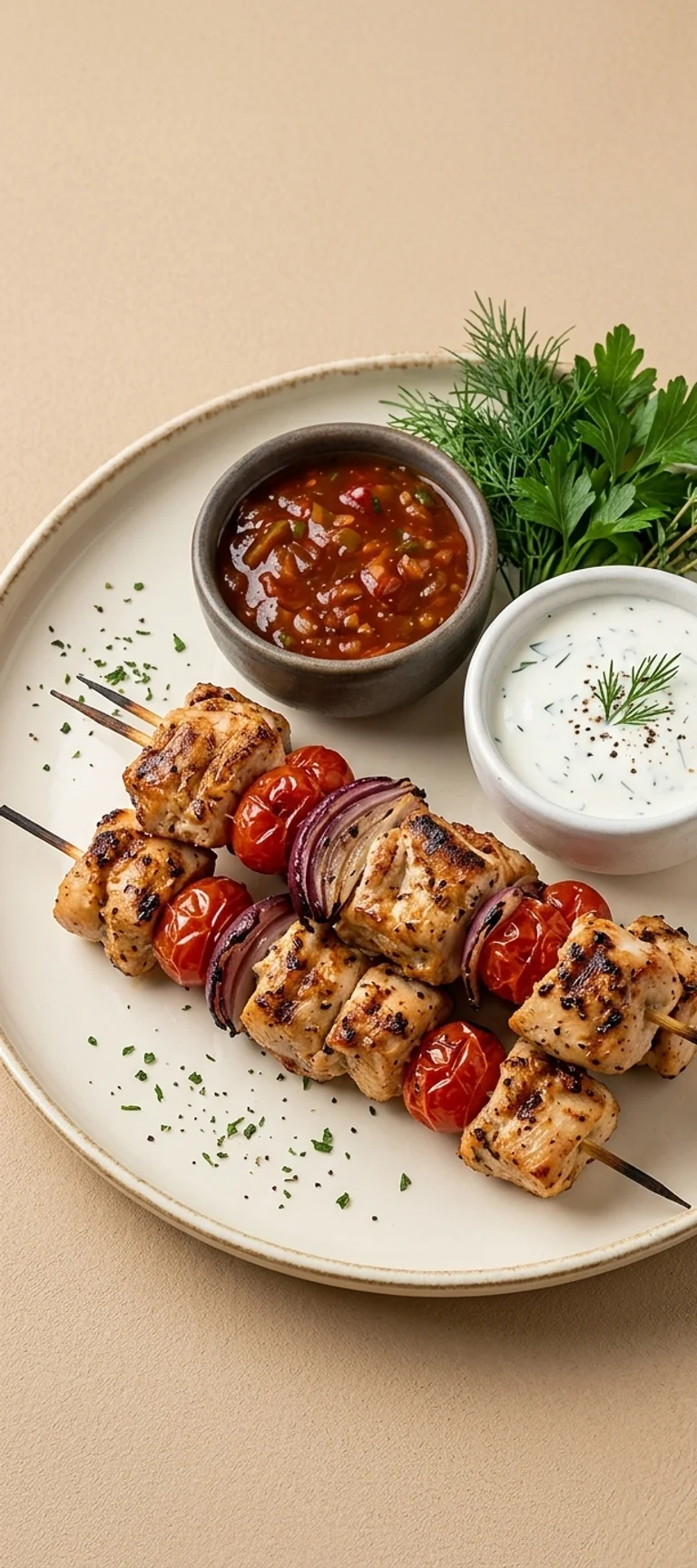 Куриные шашлычки с луком и соусом барбекю — рецепт с фото