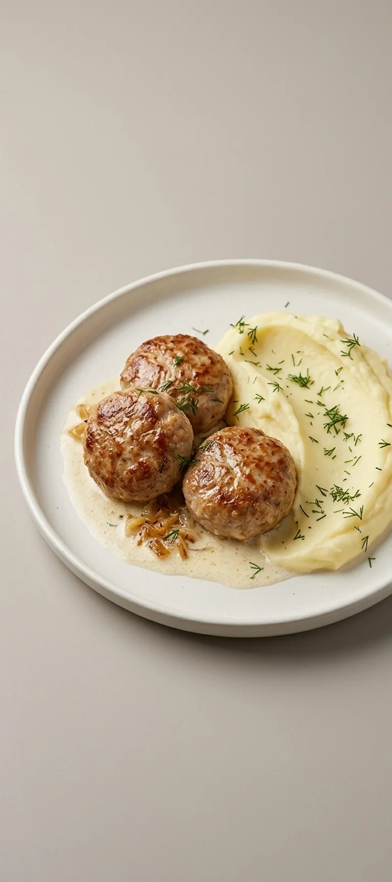 Мясные котлеты с луком и сливками — рецепт с фото