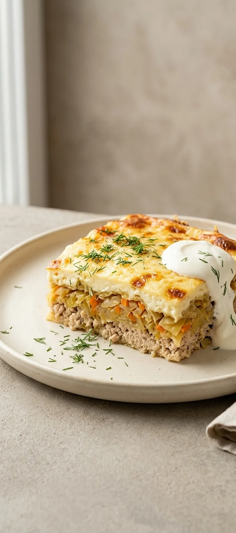 Запеканка с капустой и куриным фаршем — рецепт с фото