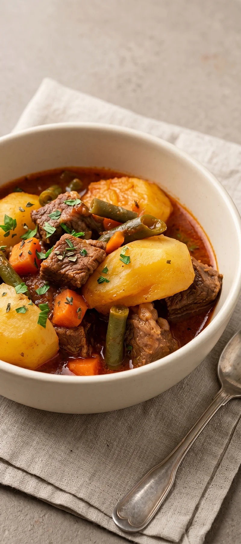 Мясное рагу с картофелем и морковью — рецепт с фото