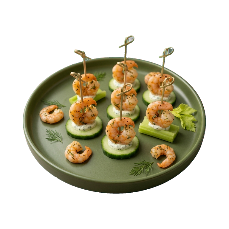 Канапе с маринованной креветкой — иконка рецепта