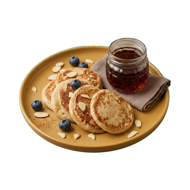 Мини-блинчики из банана с корицей без яиц — иконка рецепта