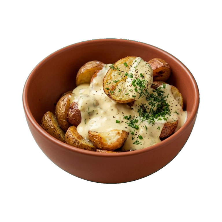 Запечённый картофель со сливочной заправкой — иконка рецепта