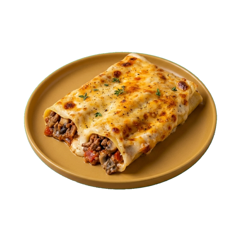 Каннеллони с мясом и грибами — иконка рецепта