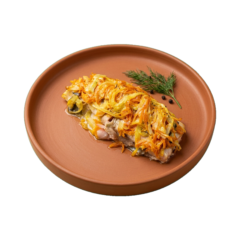 Запечённый ленок с овощами — иконка рецепта