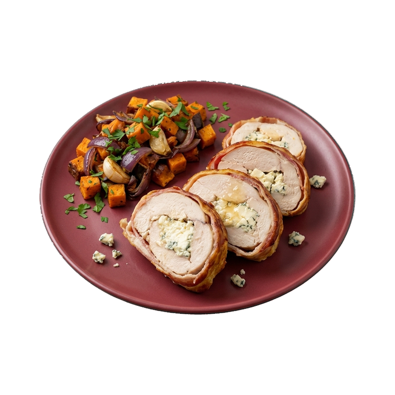 Куриные грудки с рокфором и медом в омлете — иконка рецепта
