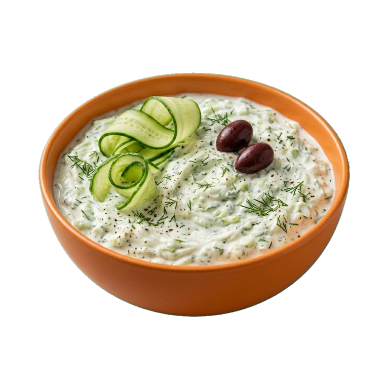 Греческий салат с огурцом и сметаной — иконка рецепта
