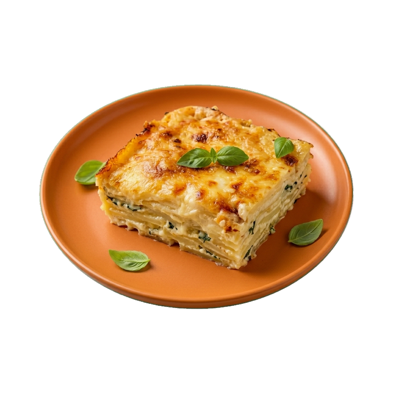 Гратен из картофеля с базиликом и сыром — иконка рецепта