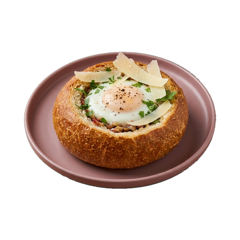 Булочки с яйцом и начинкой — иконка рецепта