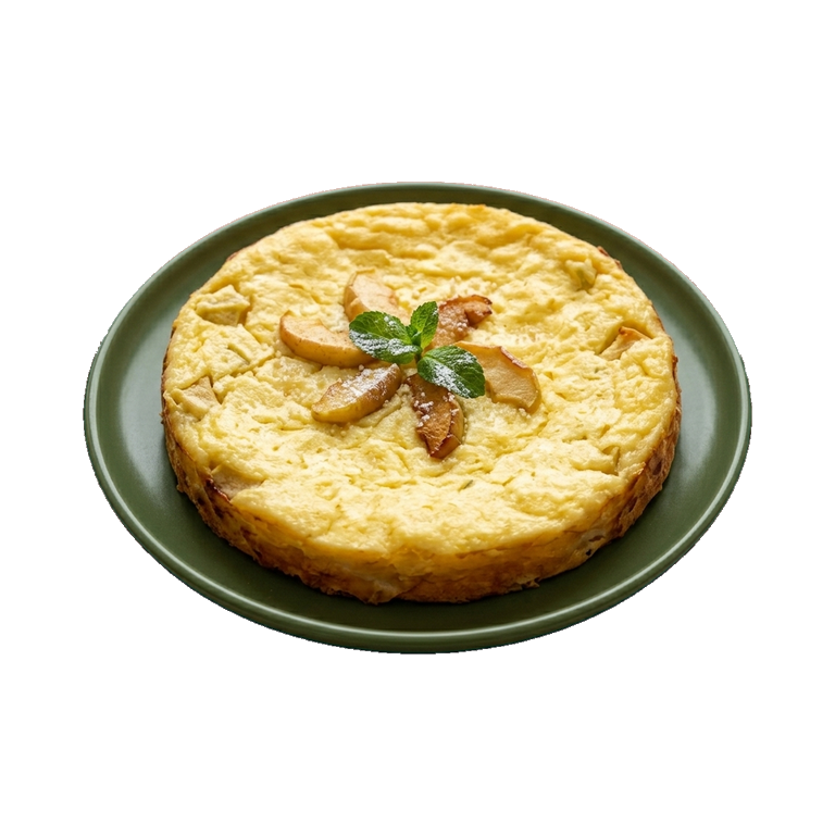 Творожная запеканка с яблоками в мультиварке — иконка рецепта