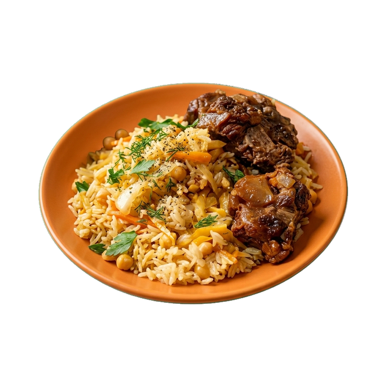 Говяжий плов с капустой и рисом — иконка рецепта