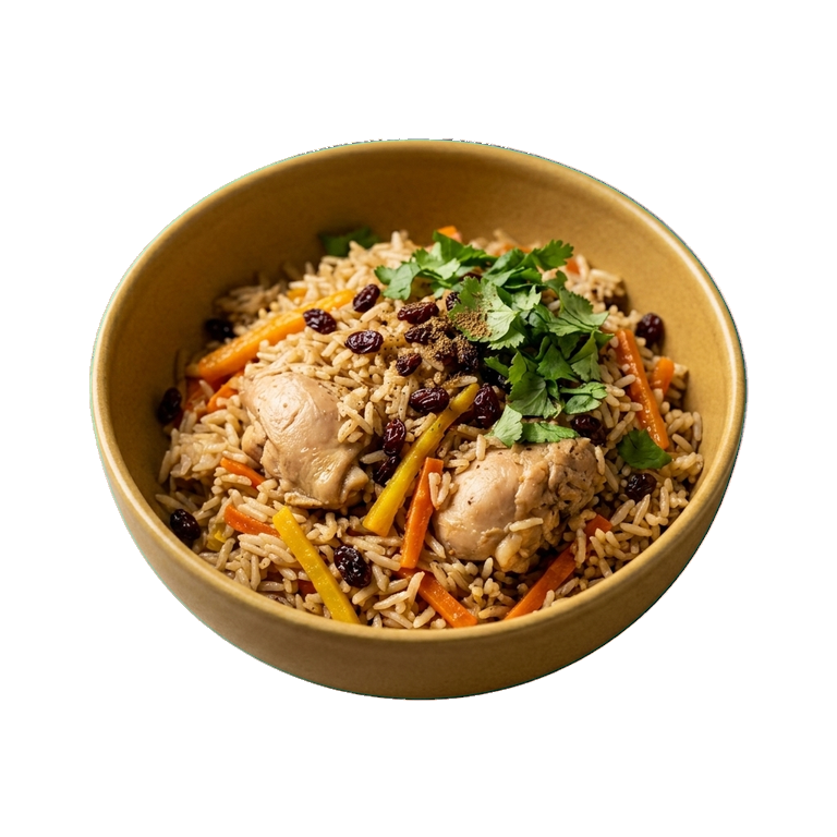 Узбекский плов с курицей и барбарисом — иконка рецепта