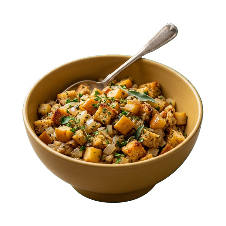 Начинка для праздничной птицы с яблоком и травами — иконка рецепта