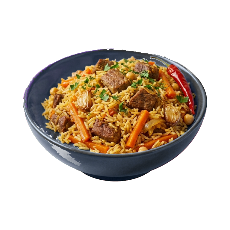 Плов с мясом и овощами — иконка рецепта