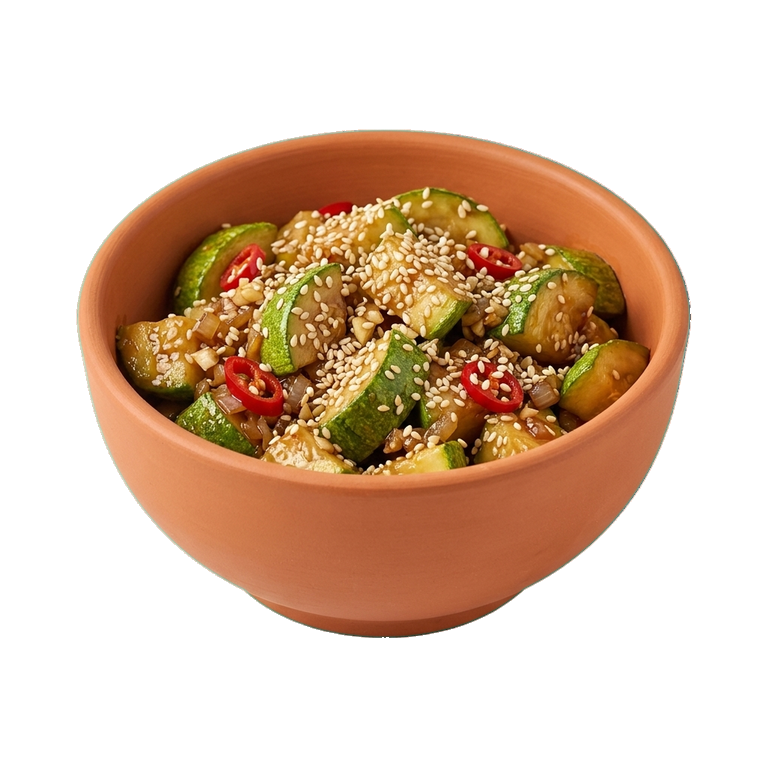 Кабачки с терияки и кунжутом — иконка рецепта