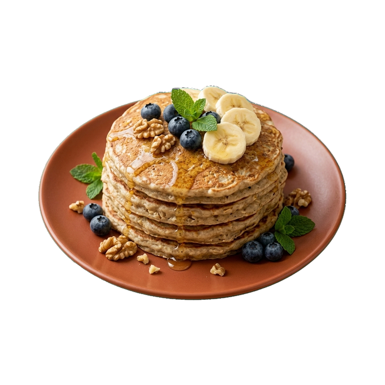 Овсяные оладьи с бананом — иконка рецепта