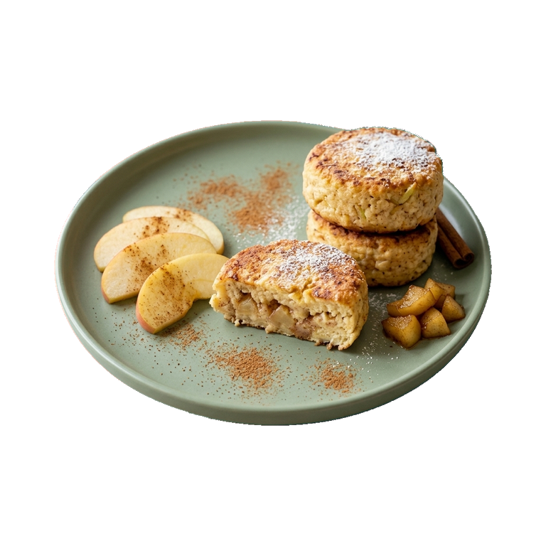 Запечённые сырники с яблоком и корицей — иконка рецепта