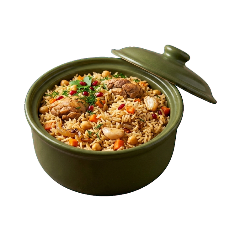 Плов с курицей в горшочках — иконка рецепта