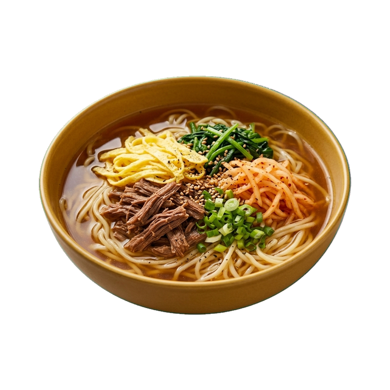 Корейская лапша с мясом и яйцом — иконка рецепта