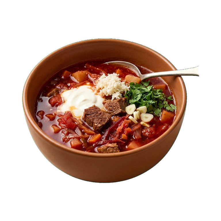 Борщ со свежим хреном и чесноком — иконка рецепта