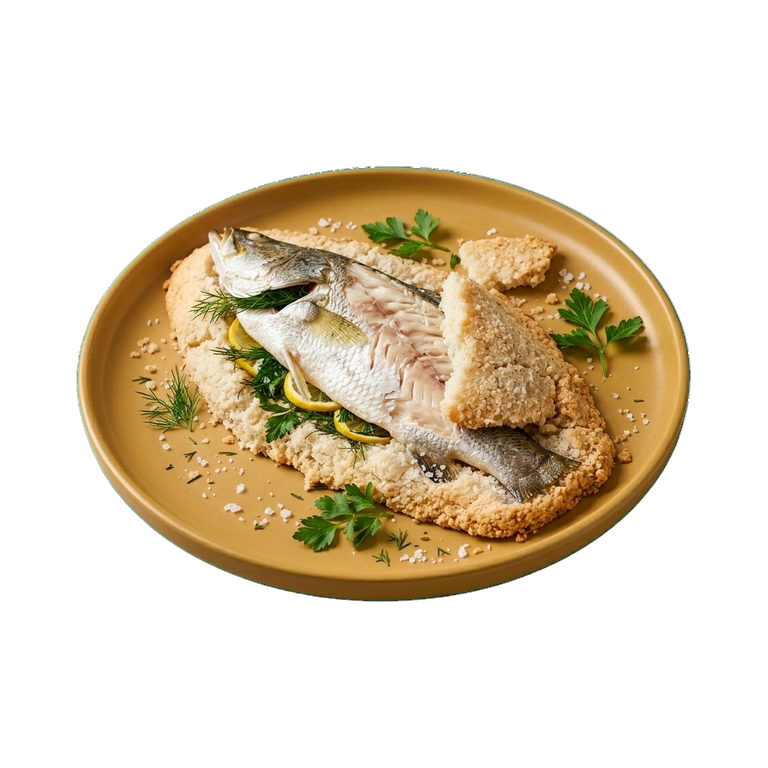 Баррамунди в соляной корке — иконка рецепта