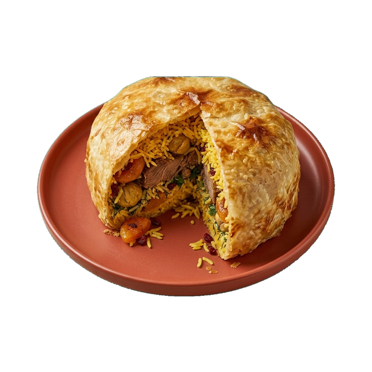 Плов в лаваше с бараниной и зеленью — иконка рецепта