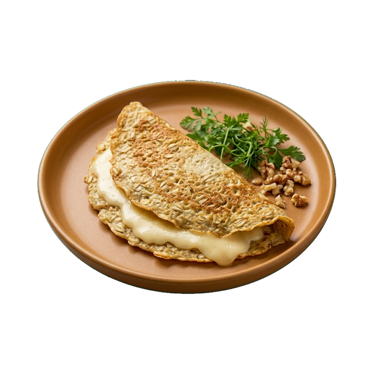 Овсяный блин с плавленым сыром — иконка рецепта