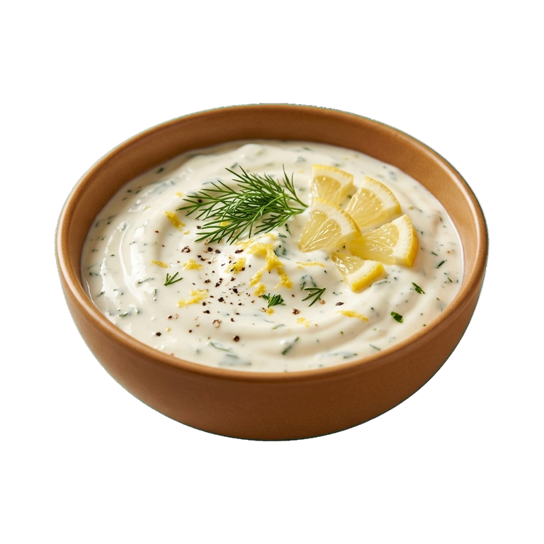 Сметанный соус с лимоном и зеленью — иконка рецепта