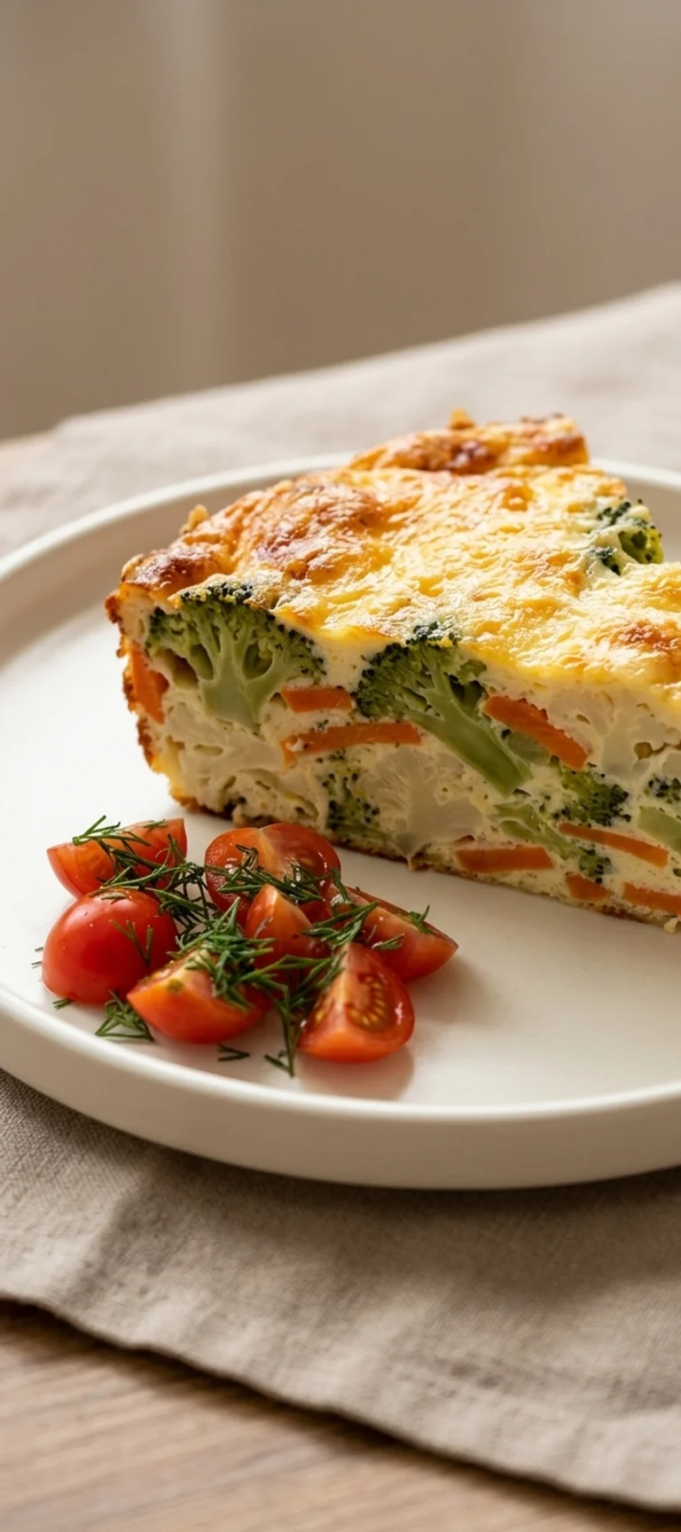 Овощная запеканка с брокколи и цветной капустой — рецепт с фото